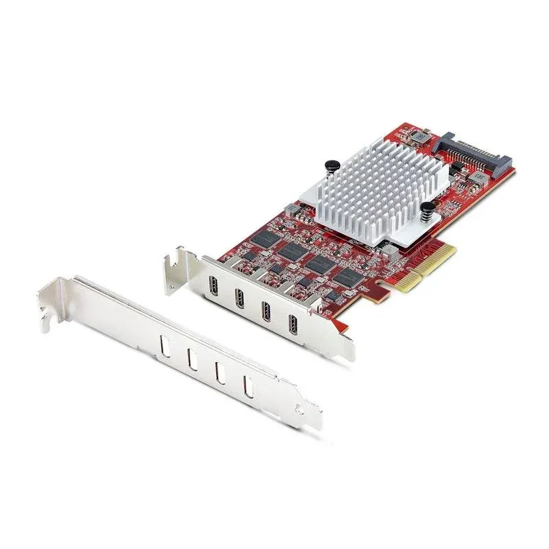 Placa PCI Express StarTech.com Hub USB-C 4 Portas USB 3.2 10Gbps PCIe Controladores Independentes