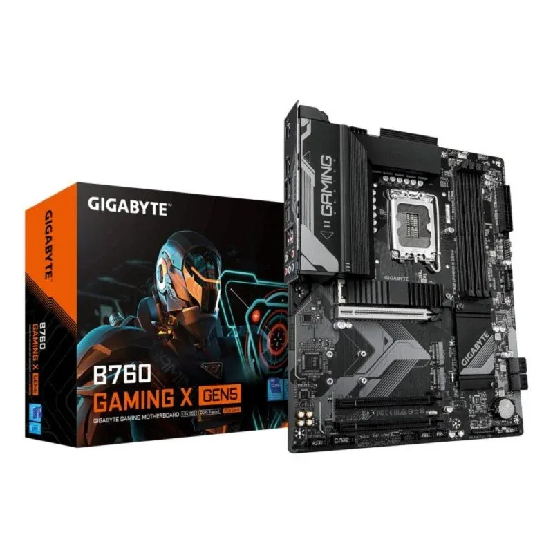 Gigabyte B760 Gaming X GEN5 Motherboard ATX B760 LGA 1700 DDR5 PCIe 5.0 2.5GbE M.2 RAID