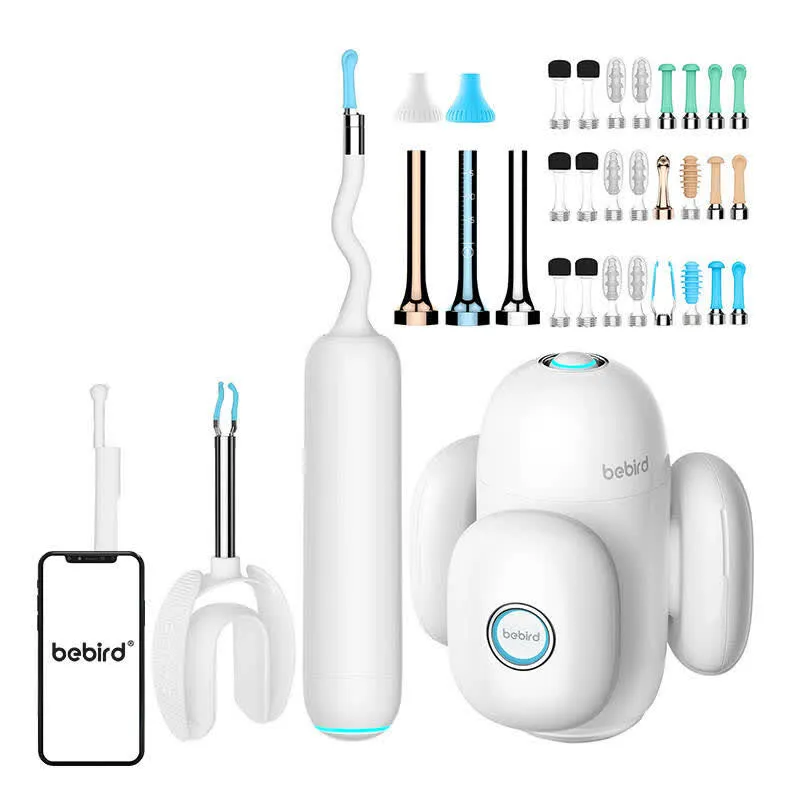 Otoscópio c/ Câmara p/ Limpeza de Ouvidos Home 30S (Branco) - BEBIRD