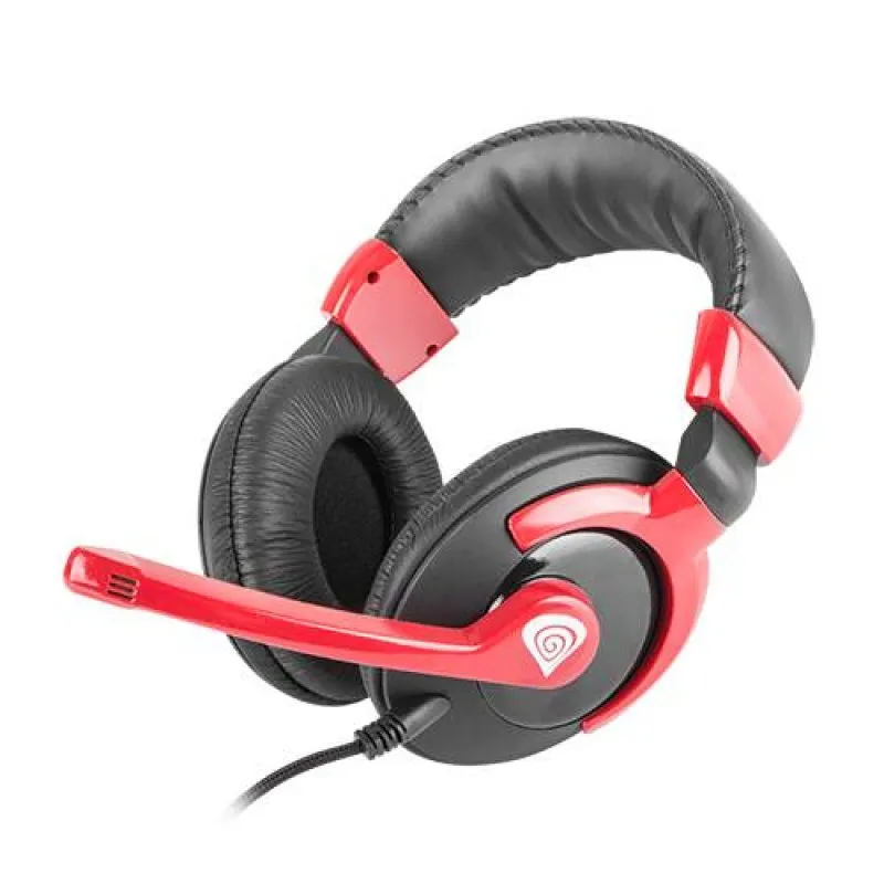 Genesis HM34X Headset Gaming Preto/Vermelho