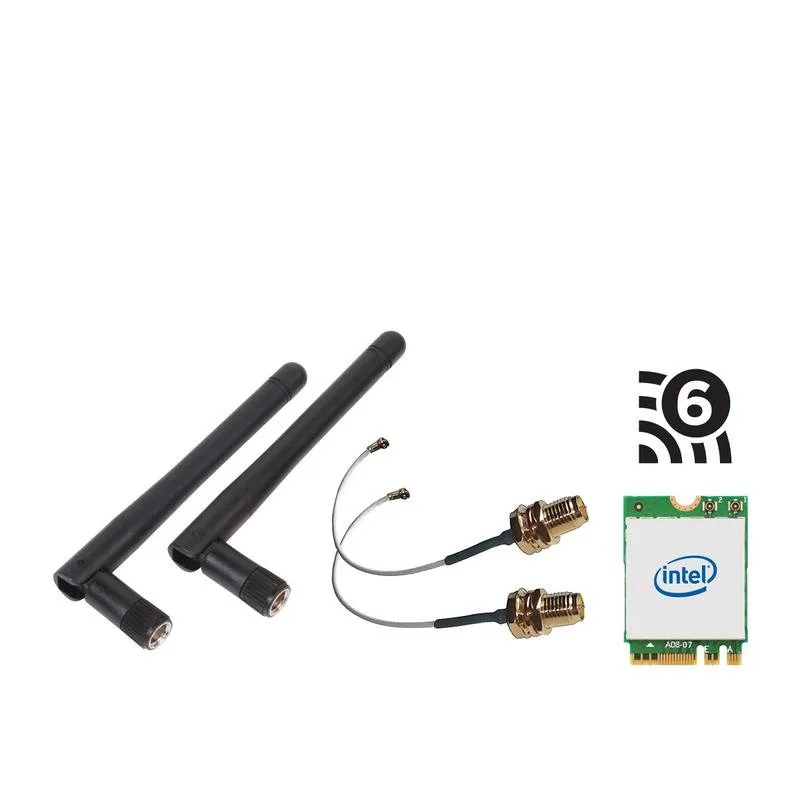 Tarjeta de Red Shuttle WLN-M3 PCI Express 2400 Mbit/s Wi-Fi 6 Bluetooth 5.2