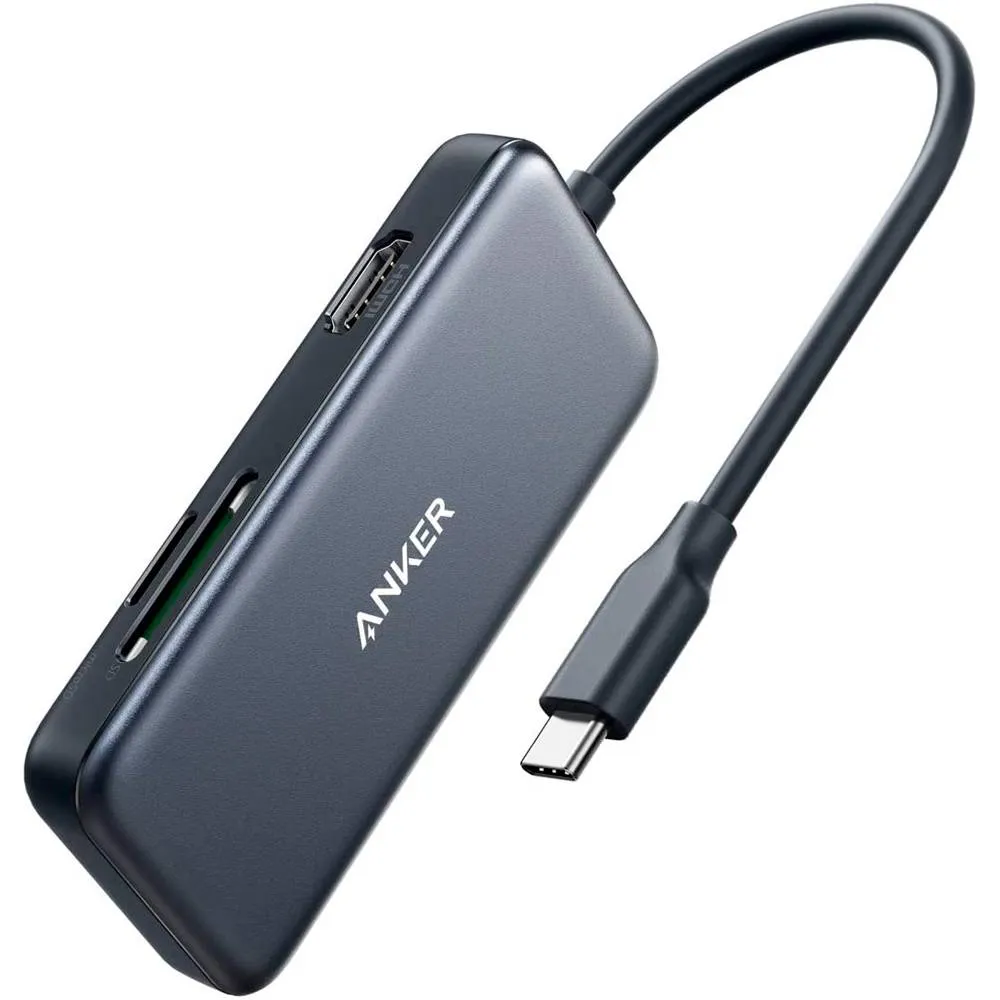 Adaptador USB-C Anker Premium 5 em 1 USB-C 2A1H2M
