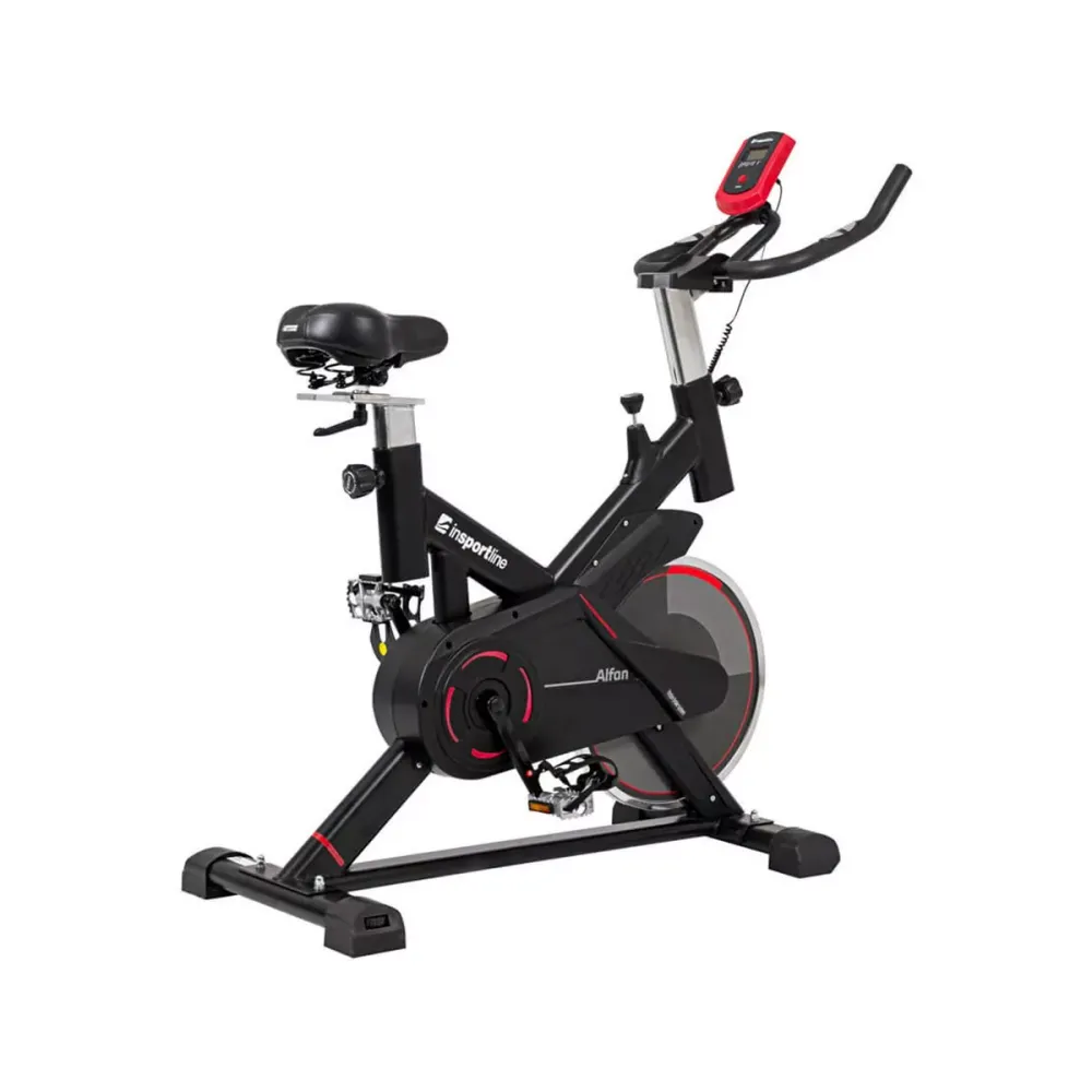 Bicicleta de Spinning inSPORTline Alfan Preta