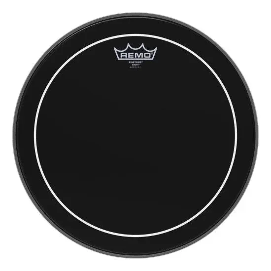 Remo 14" Pinstripe Ebony