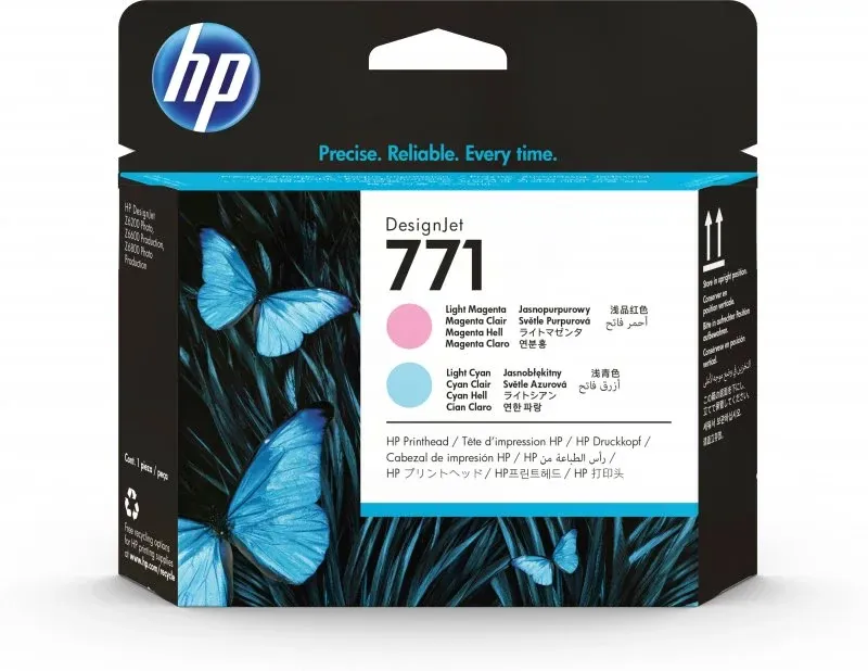 Tinteiro HP 771 Light Magenta/Light Cyan Designjet Printhead