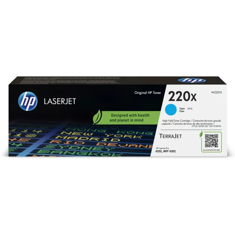 Toner HP 220X Ciano Original LaserJet