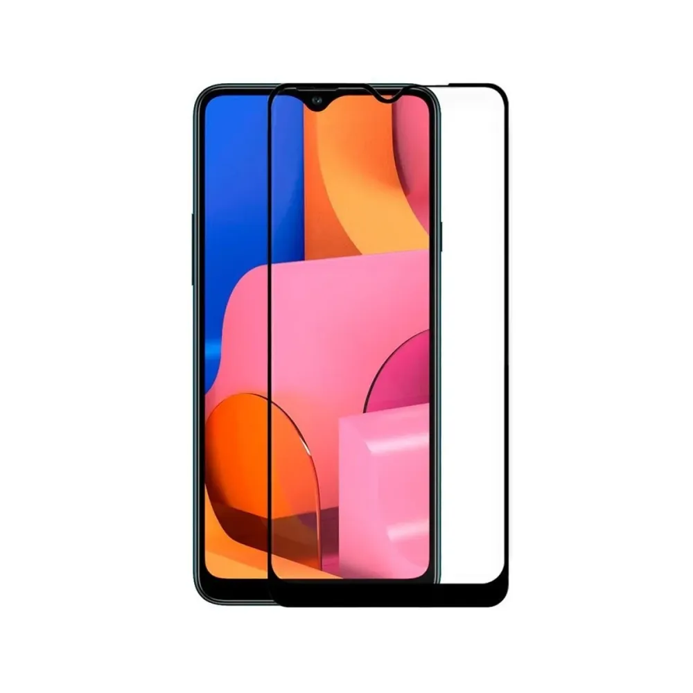 Película de Vidro Temperado Samsung Galaxy A20s Full Screen Preta
