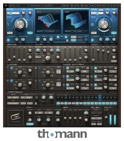 Waves Codex Wavetable Synth