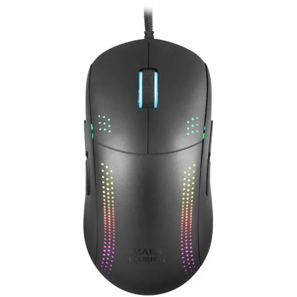 Rato Óptico Mars Gaming MMPRO RGB 32000DPI Preto