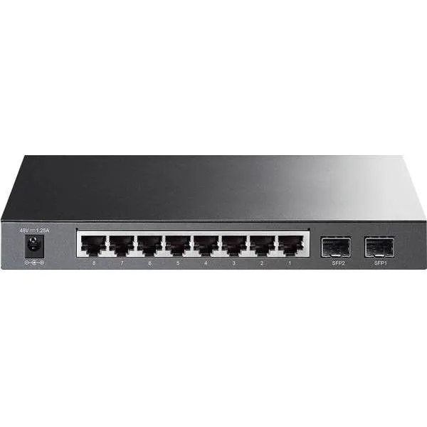 Switch de Rede TP-Link TL-SG2210P 8 Portas Gigabit Smart Managed PoE+ SFP