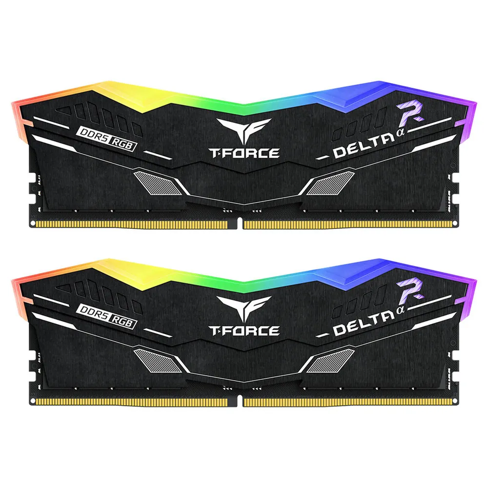Team Group Kit 16GB (2 x 8GB) DDR5 5200MHz Delta RGB Alpha Preto CL40
