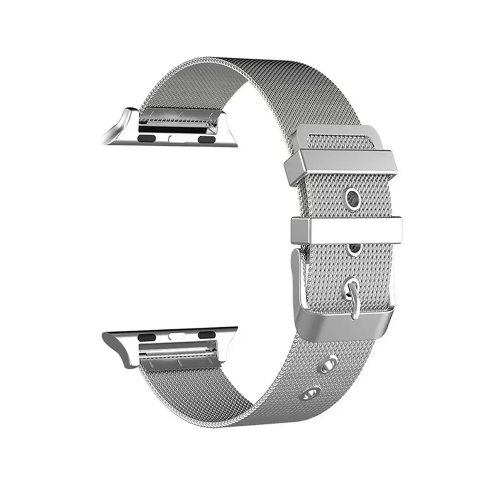 Bracelete de Metal Apple Watch Series 1/2/3/4/5 38/40 mm Prata