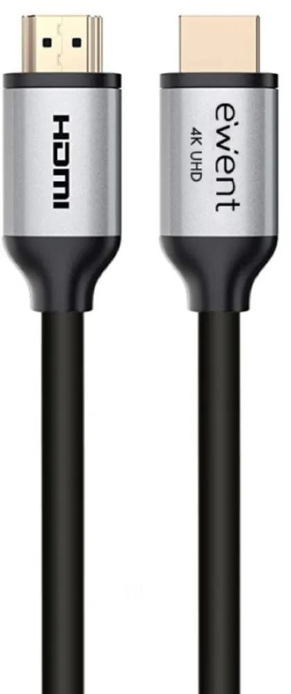 Cabo HDMI Premium Ewent HDMI 2.0 Macho/Macho c/Ethernet 4K@60Hz 3 M Preto