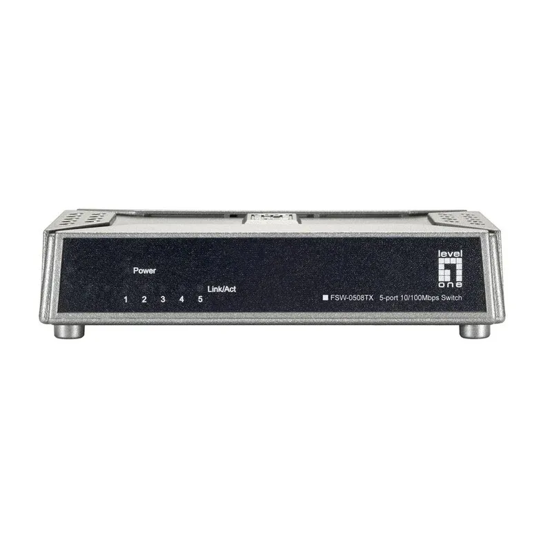 LevelOne FSW-0508TX Switch 5 Puertos 10/100 Mbps