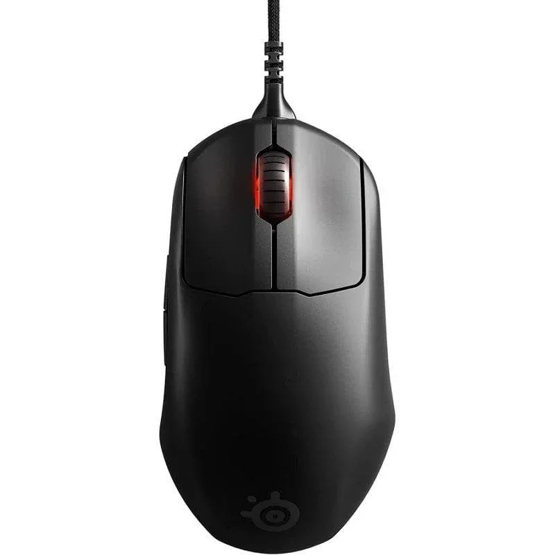 Ratón SteelSeries Prime USB tipo A 18000DPI Negro RGB Sensor Óptico