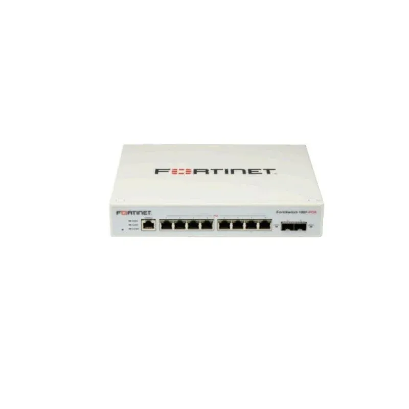 Fortinet FS-108F Switch Rack 8 Portas Gigabit L2+ Gestão Web Branco