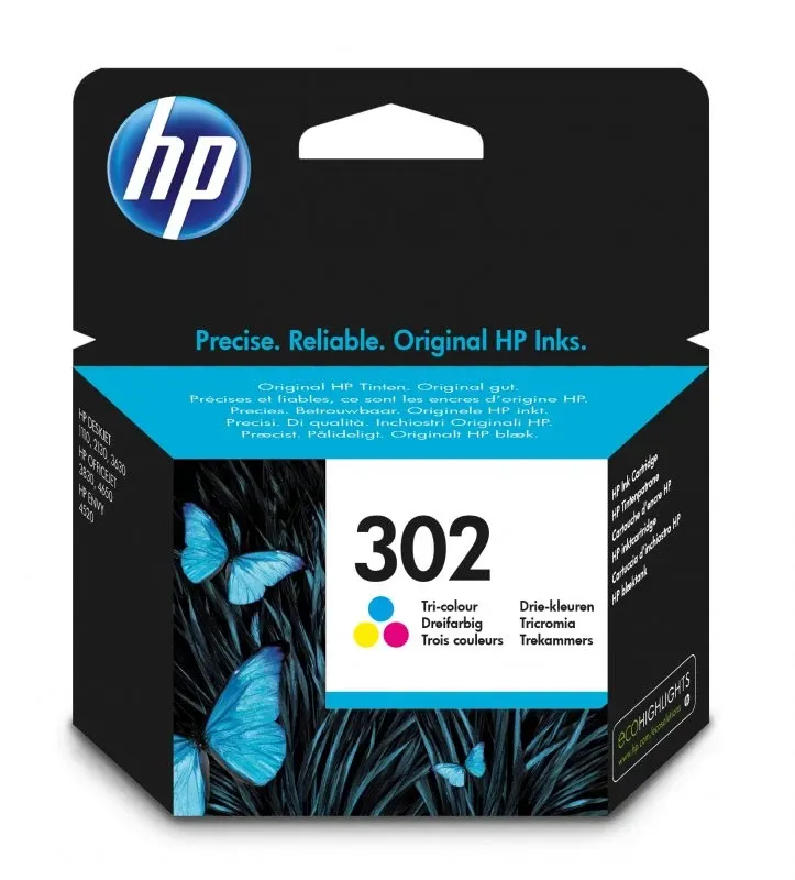 HP 302 Tri-color ink 165 pages