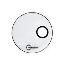 Pele Bombo 18" Aquarian SMPTCC18BW 4 3/4" Off Set Hole White