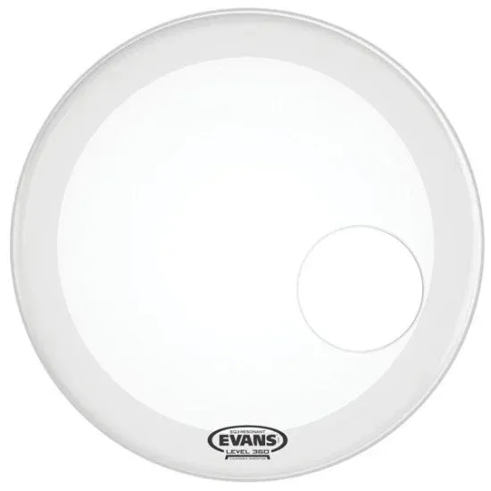 Evans 24" EQ3 Smooth White Bass