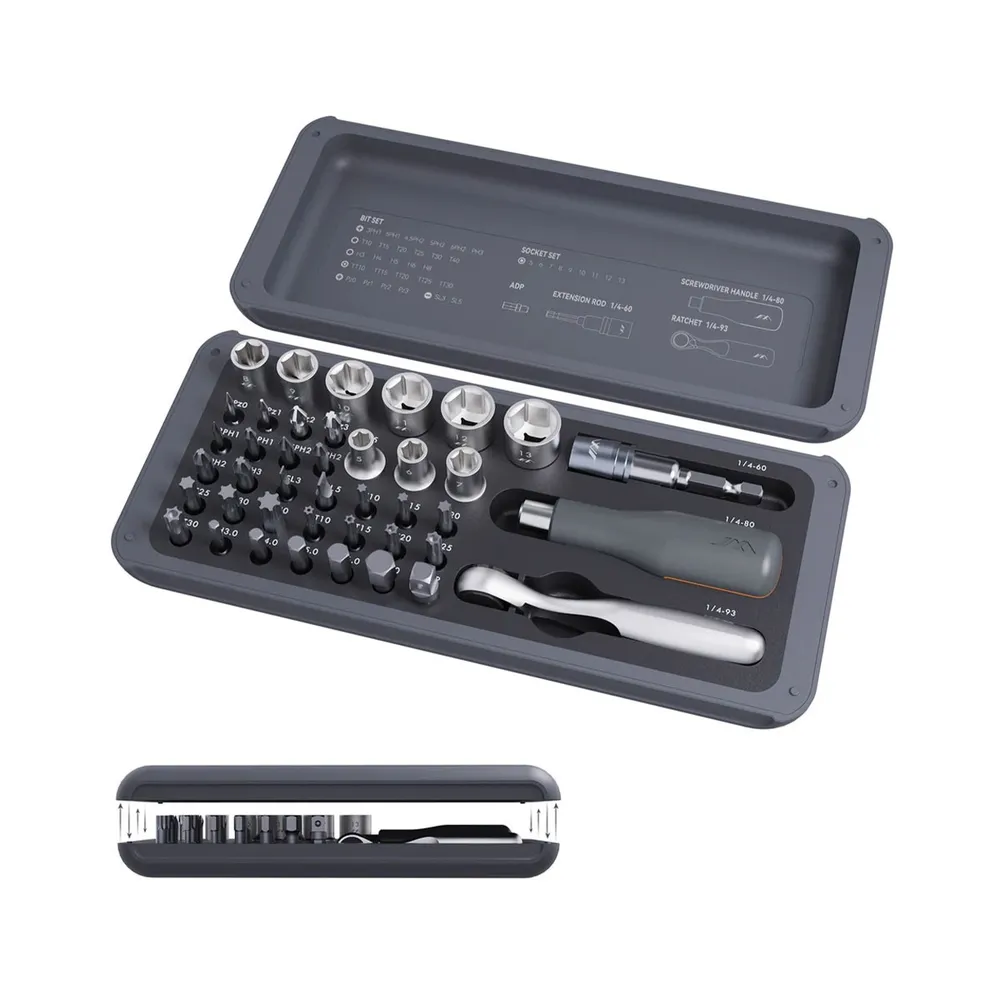 Kit Chaves de Precisão JIMI Home 41 Peças Cinzento