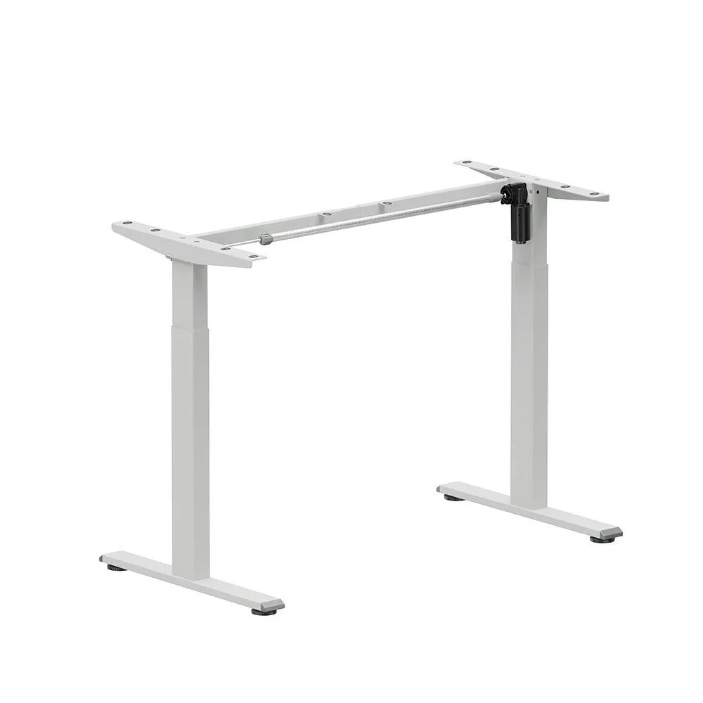 Estrutura de Secretária Elevatória Elétrica Napofix DS1400G-M (102 a 140cm Largura) Cinza