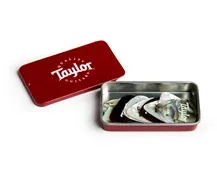 Palheta Taylor Taylor Celluloid Pick Tin