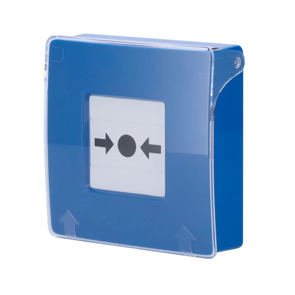Botão de alarme Ajax ManualCallpoint Jeweller Azul