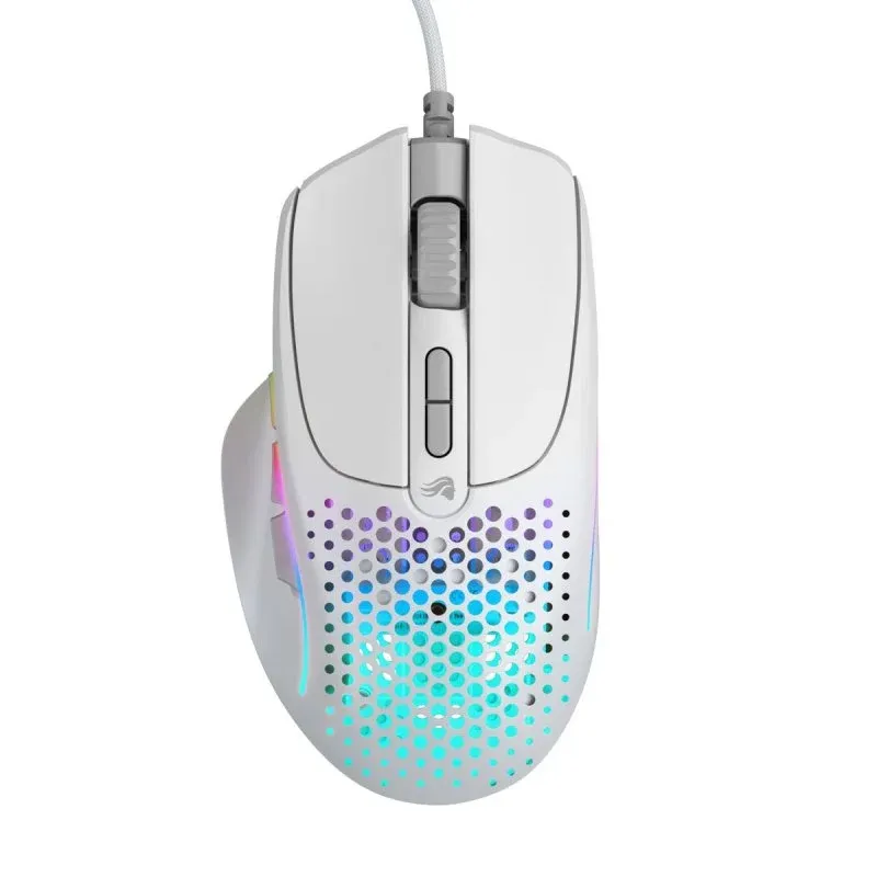 Glorious Model IV2 Wired Rato USB 26000 DPI com RGB e 9 Botões Programáveis Branco