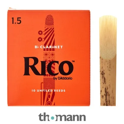 DAddario Woodwinds Rico Bb- Clar 1.5