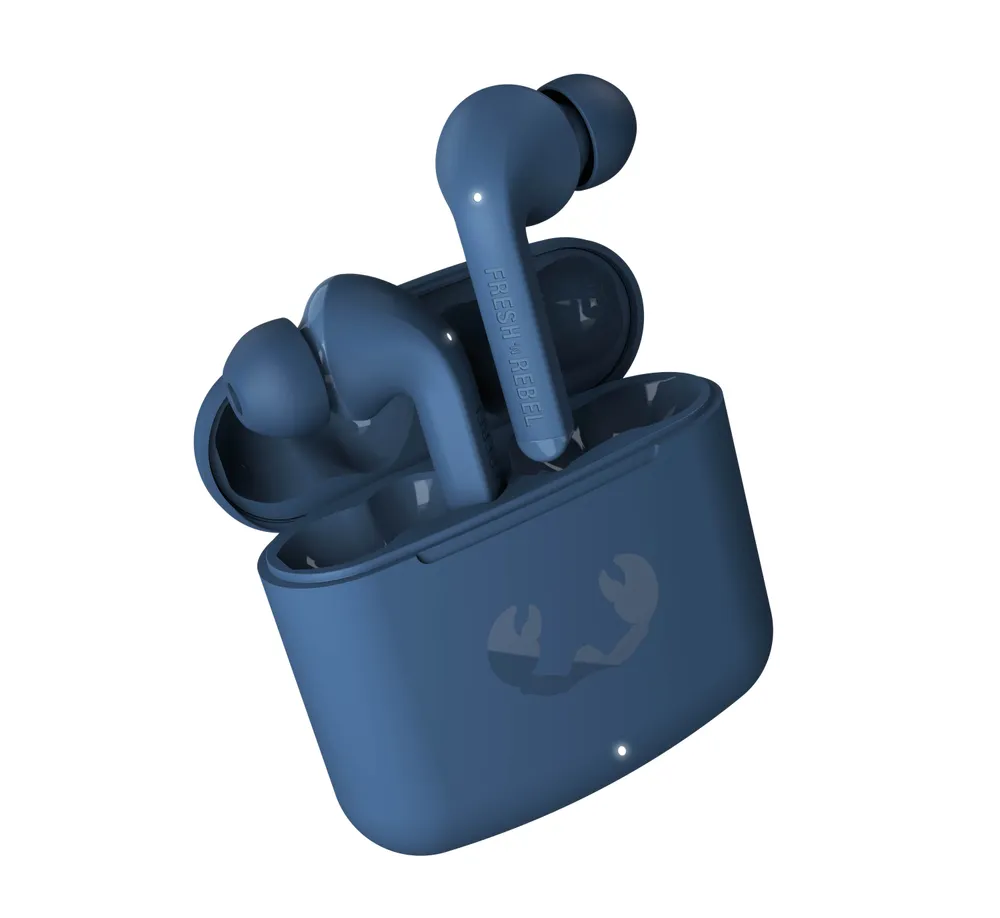Auriculares True Wireless FRESH'N REBEL Twins Fuse (In Ear - Microfone - Azul)