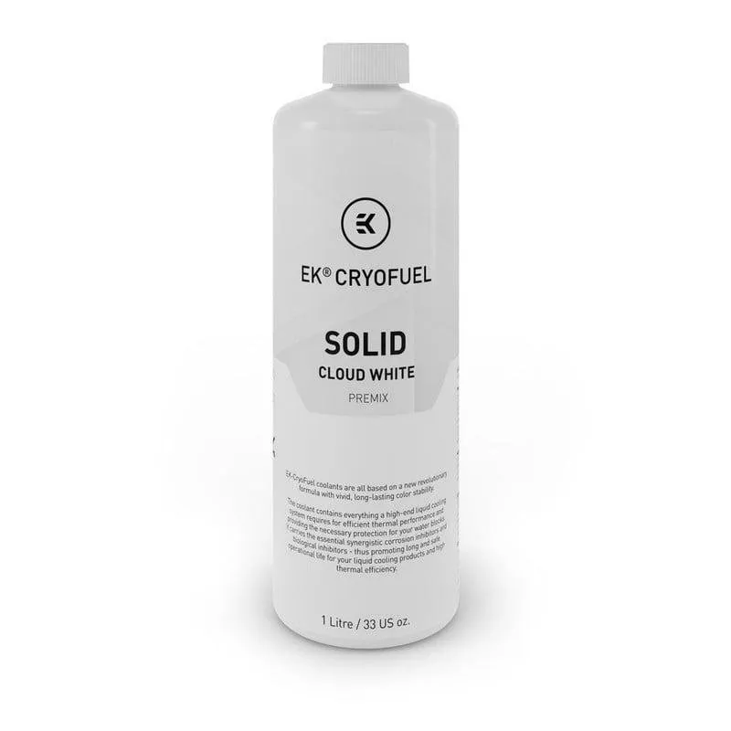 Refrigeração Líquida EKWB EK-CryoFuel Solid Cloud White 1000ml