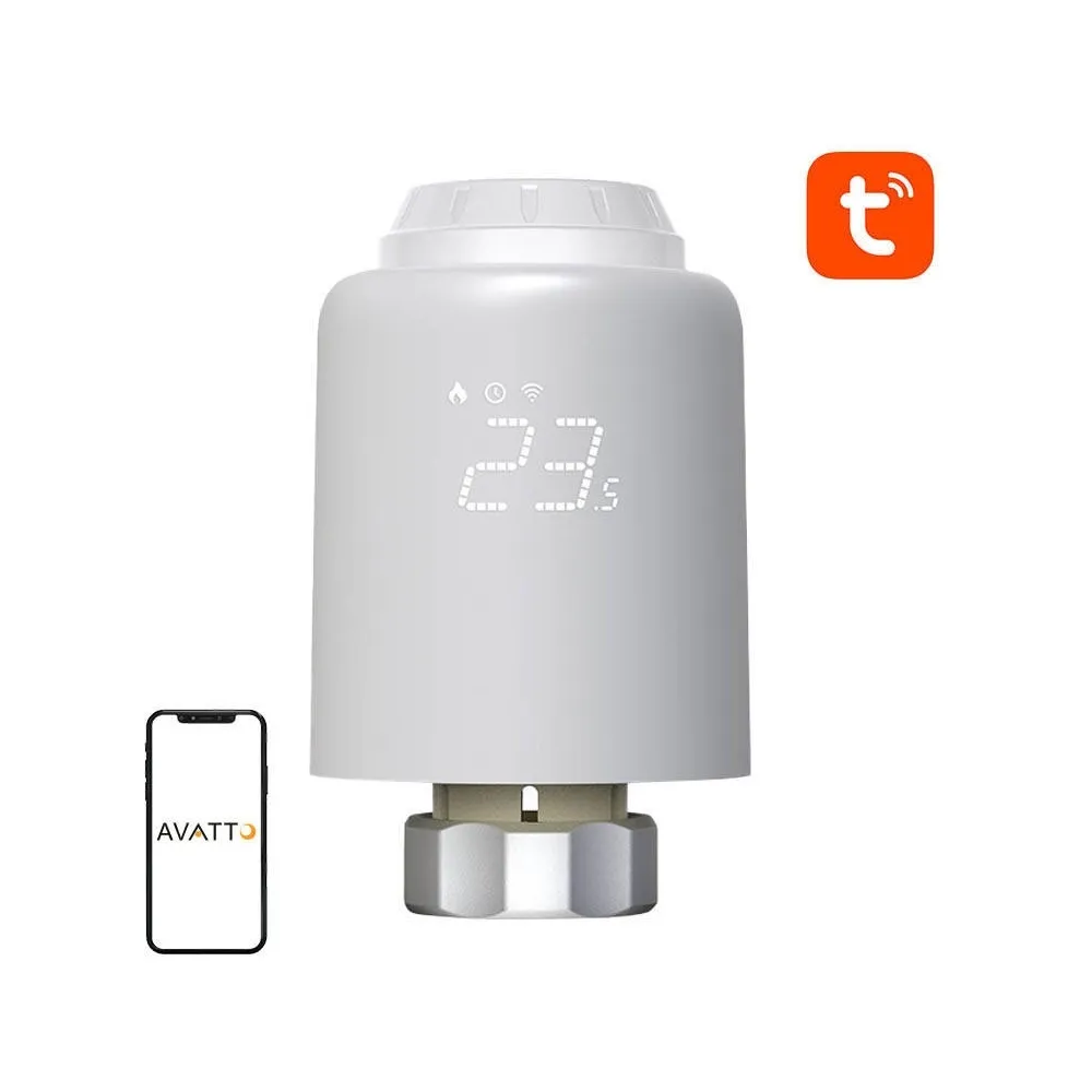 Avatto Termostato do radiador TRV07 Zigbee 3.0 TUYA