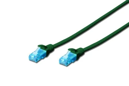 Digitus 0.25m Cat5e U/UTP cabo de rede Verde 0,25 m DK-1512-0025/G