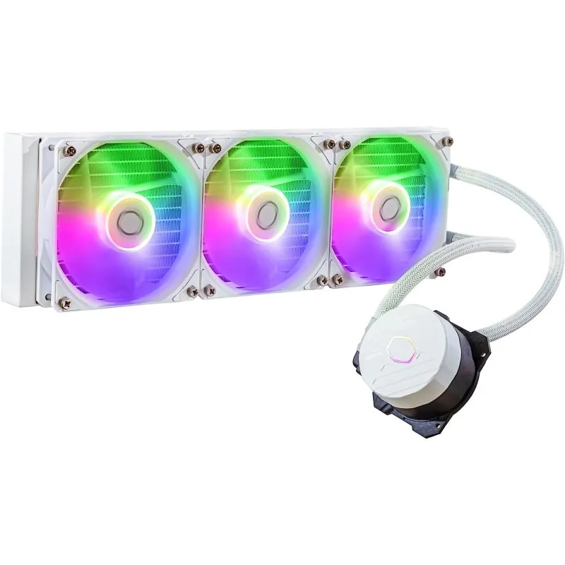 Water Cooler CPU Cooler Master MasterLiquid 360L Core ARGB 360mm Branco