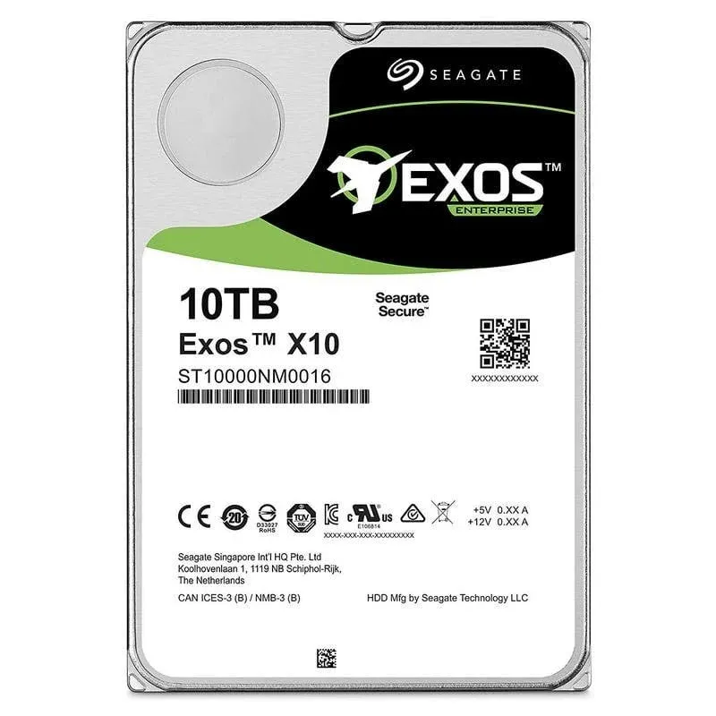 Disco Rígido Seagate Exos X10 3,5" 10 TB SATA3 recondicionado