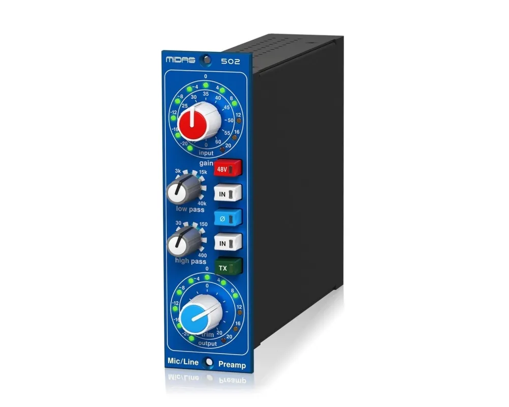 Midas Microphone Preamplifier 502 V2