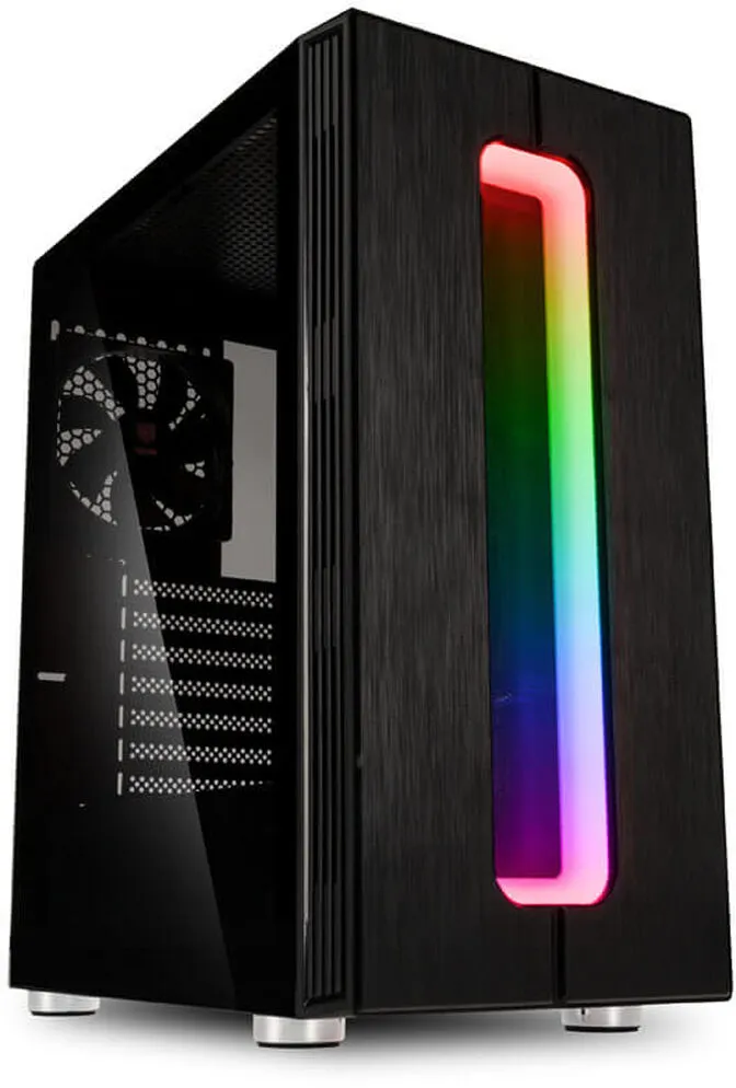 Caixa ATX Kolink Nimbus RGB Preto Vidro Temperado