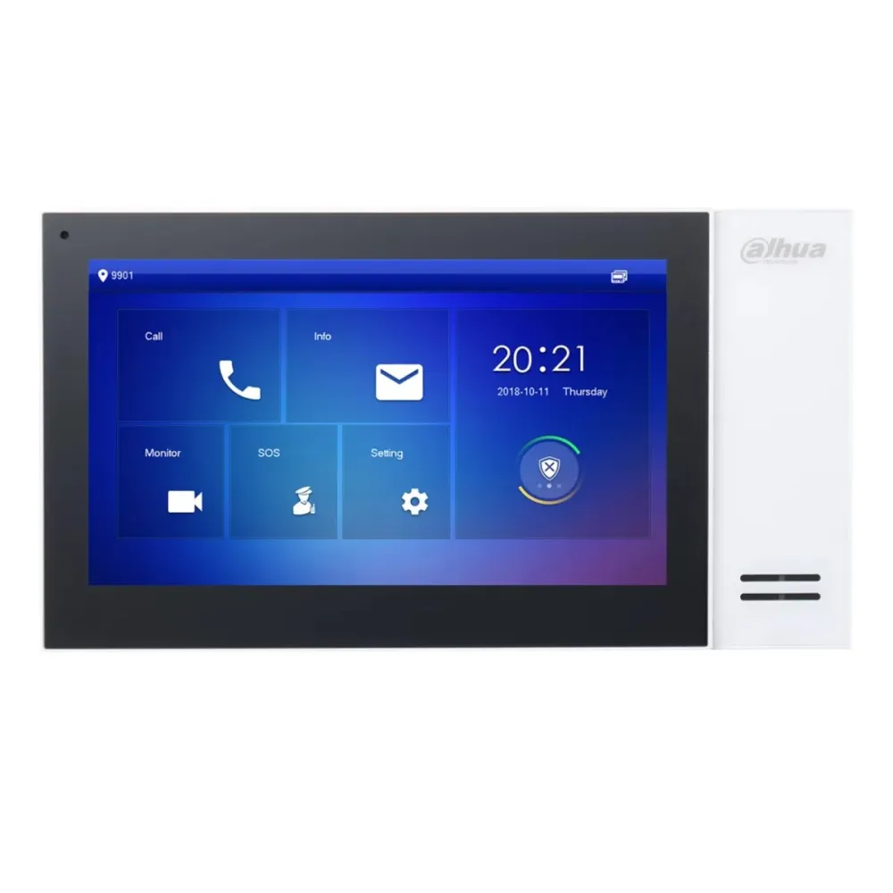 Vídeo Porteiro Dahua 7" LCD Branco - DHI-VTH2421FW-P