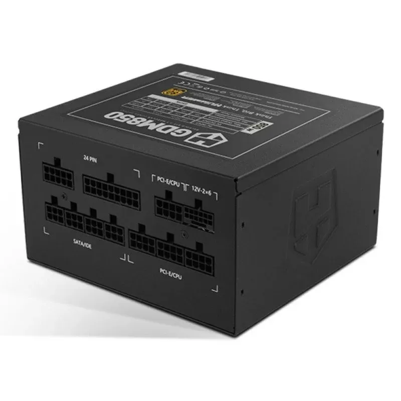Fonte Alimentação NOX Hummer GDM Fonte de Alimentação Modular ATX 3.1 850W 80+ Gold Ultra-Silenciosa