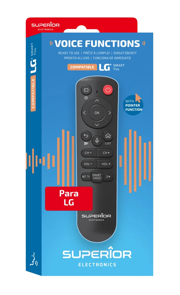 Comando SUPERIOR LG Smart Voz SUPTBB001 (Preto)