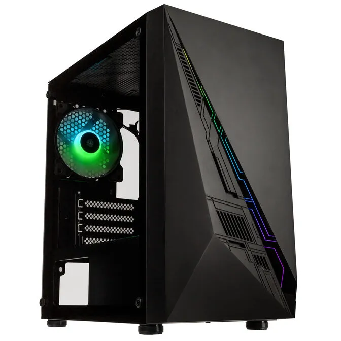 Caixa Micro-ATX Kolink Inspire K2 Plus ARGB Vidro Temperado