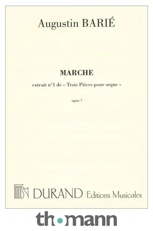 Editions Durand Barié Marche Op. 7 No. 1