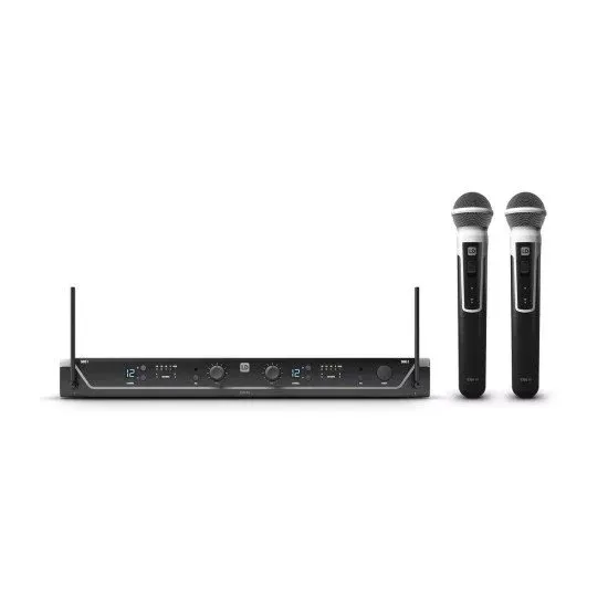 LD Systems SISTEMA MICROFONE duplo U305 HHD 2 (504 - 608 MHz)