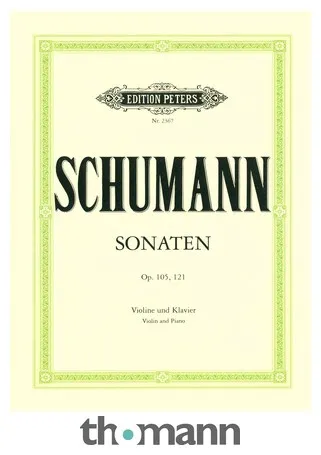 Edition Peters Schumann Sonaten Violine