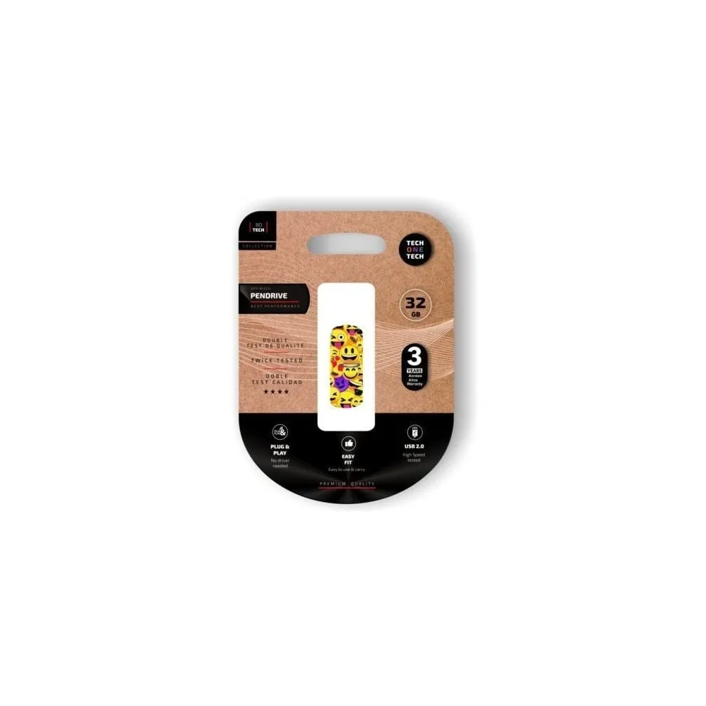 Tech One Tech Pen USB Emoji Collage 32GB
