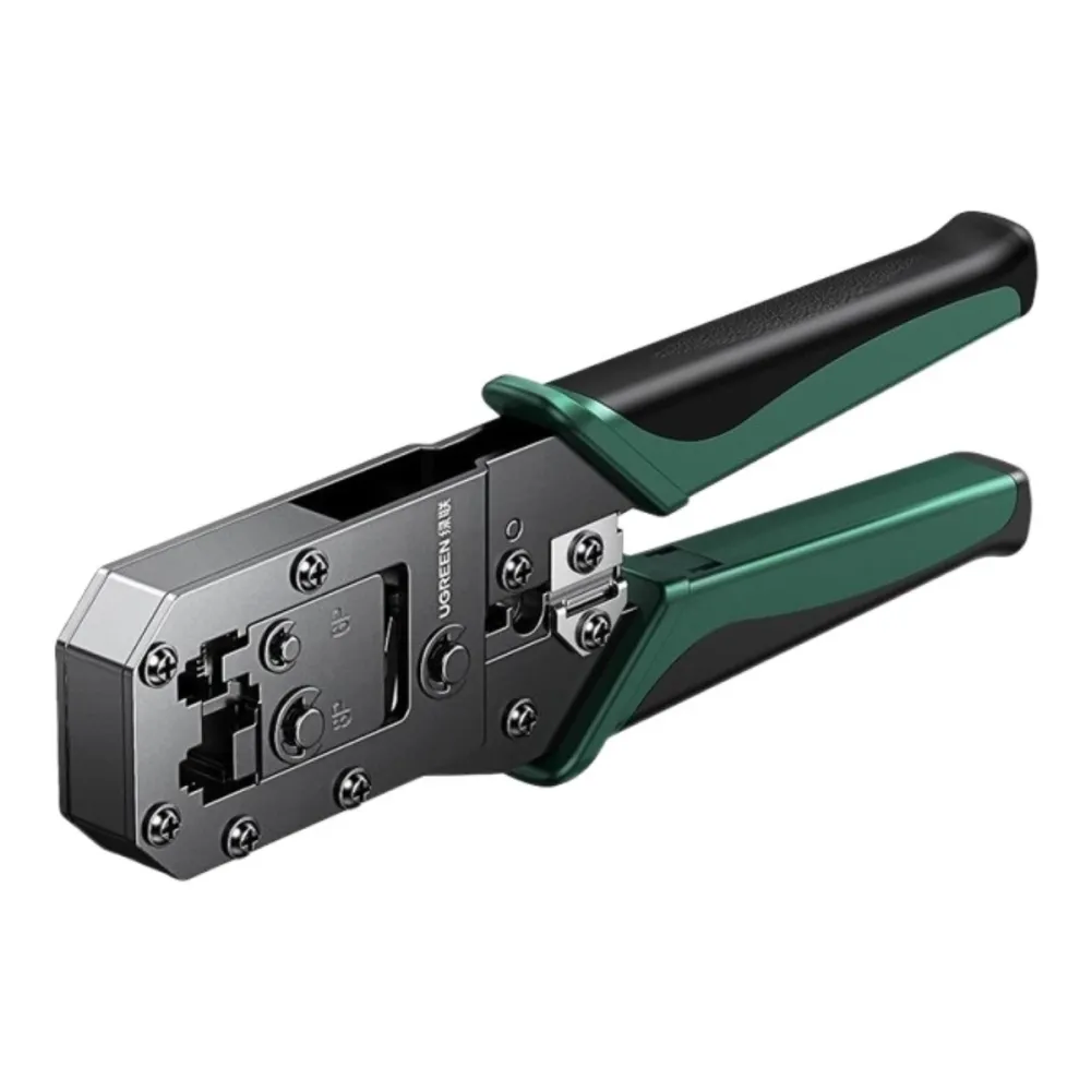 Alicate de Cravar Ugreen NW136 RJ45/RJ11/RJ12 Verde