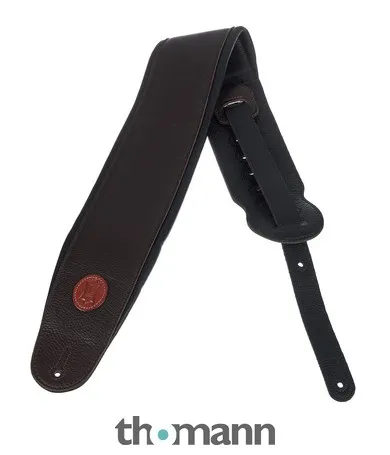 Levys Leather Bass Strap 4,5" DBR