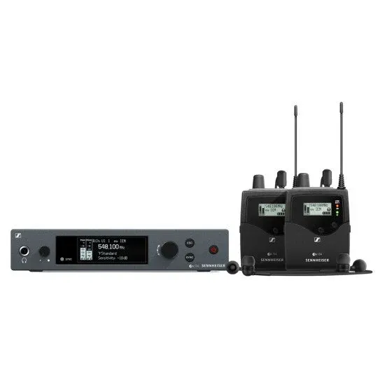 Sennheiser SISTEMA MONIÇÃO DUPLO ew IEM G4 TWIN G (626 668 MHz)