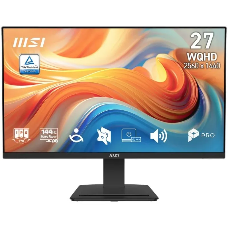 Monitor MSI Pro MP273Q E14 27" WQHD 144Hz IPS 4ms Altifalantes