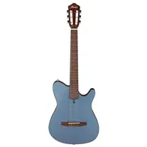 Guitarra Clássica Eletrificada Ibanez FRH10N Indigo Blue Metallic Flat